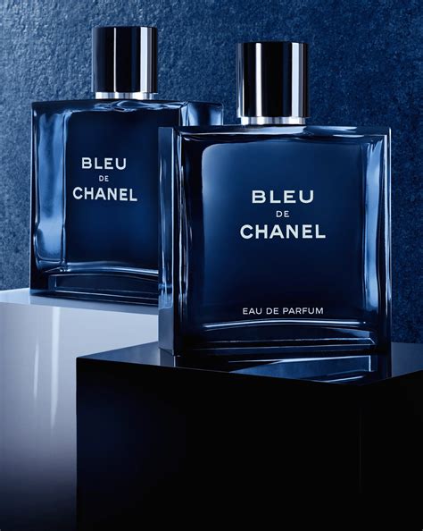 blue and chanel perfume.